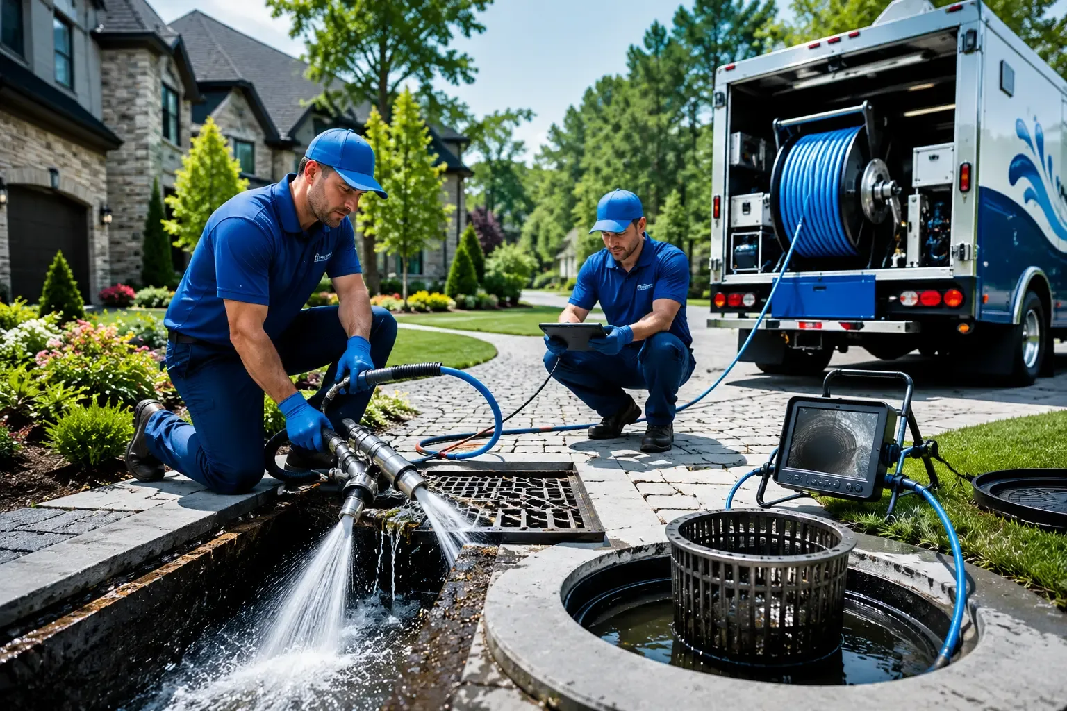 Local outdoor drain cleaning professionals in Pontiac, MI