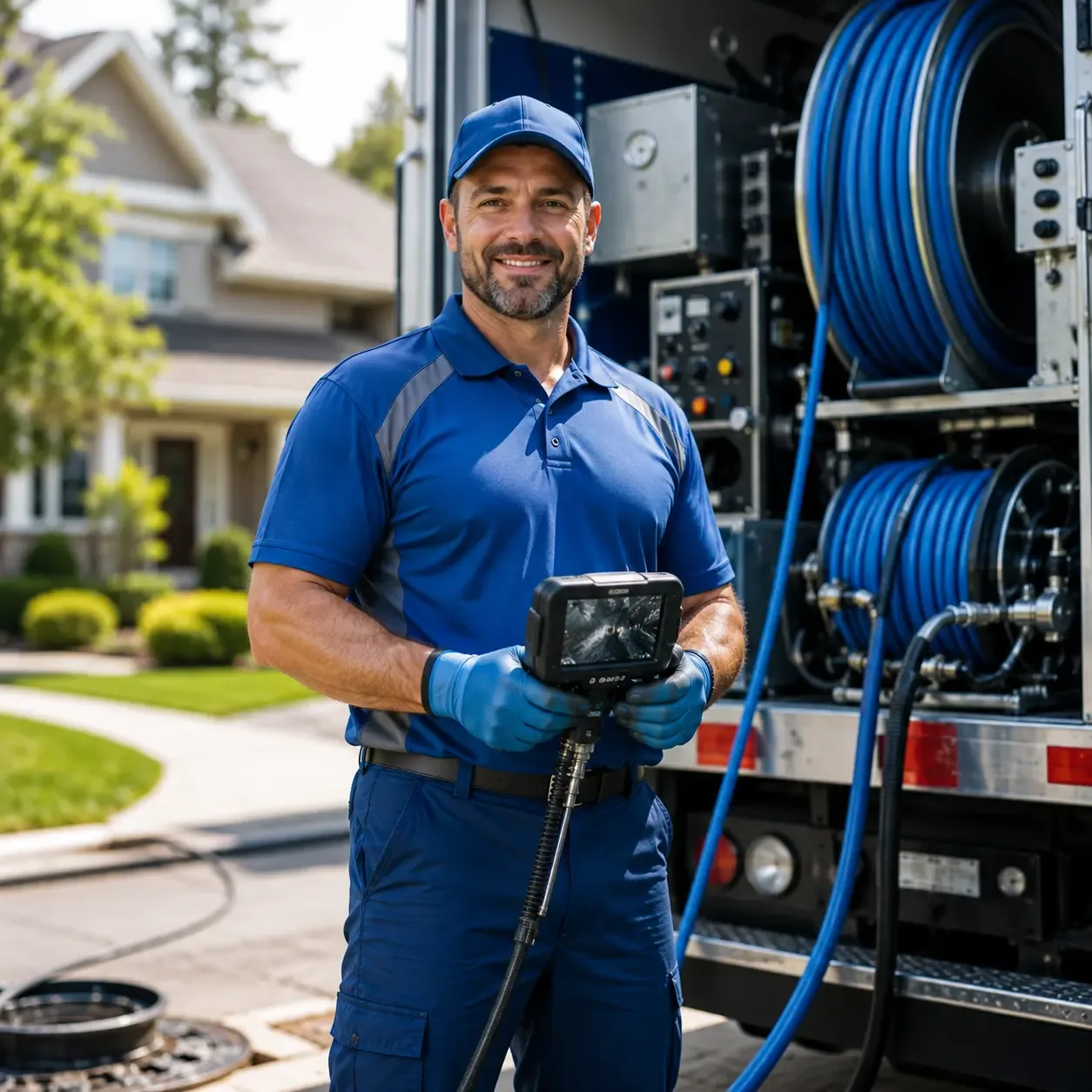 Local outdoor drain cleaning specialists in Pontiac, MI